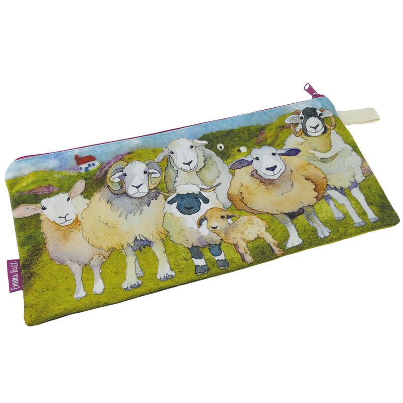 Felted Sheep - lange projecttas