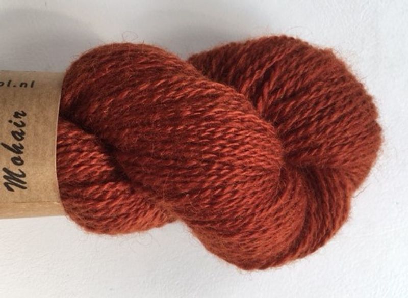 Mohair - kastanje